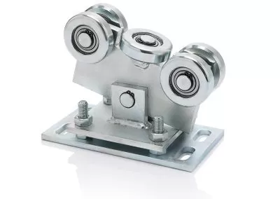Wózek, rolka do bramy przesuwnej 80×80 mm – 001